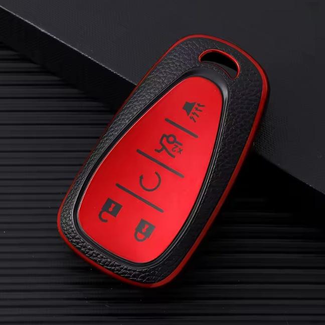 

Новый чехол для ключа автомобиля из ТПУ с 4 5 кнопками для Chevrolet Chevy Camaro Cruze Malibu XL Sonic Volt Tracker Spark Bolt Trax Equinox Traverse 5 buttons красный