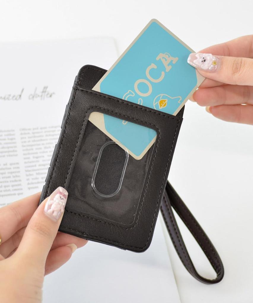 Altro Rose Silver Pass Case with Strap and Reel for IC and Gathered Simple Perfect for or Synthetic Product Commuting, Cards, More. Cute, Design,