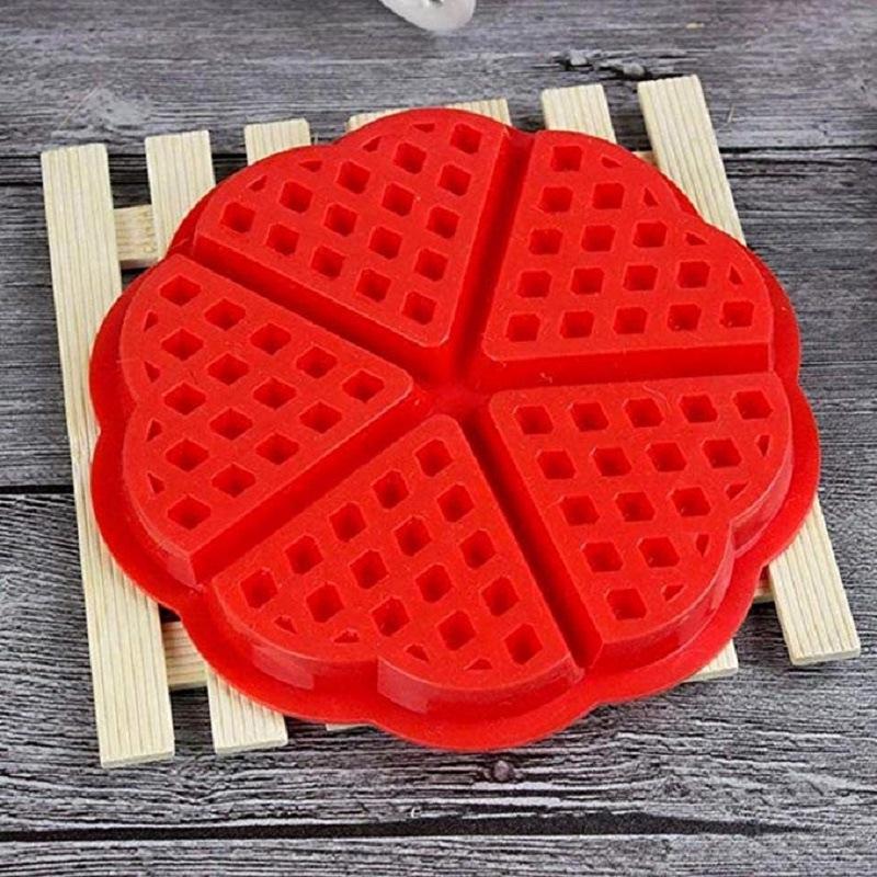 Premium Silicone Waffle & Cookie Mold Set for DIY Baking