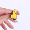 The Duck Song Enamel Pins Cartoon Animal Memes Brooches Lapel Badges Funny Ducklings Jewelry Gift for Kids Friends