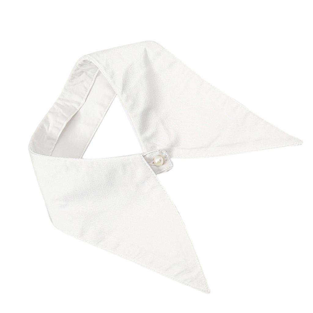 Pointed Solid Color Insert Collar Blouse Spread Lapel Ancient Art Collar Sweet Shawl Insert Decorative Shawl