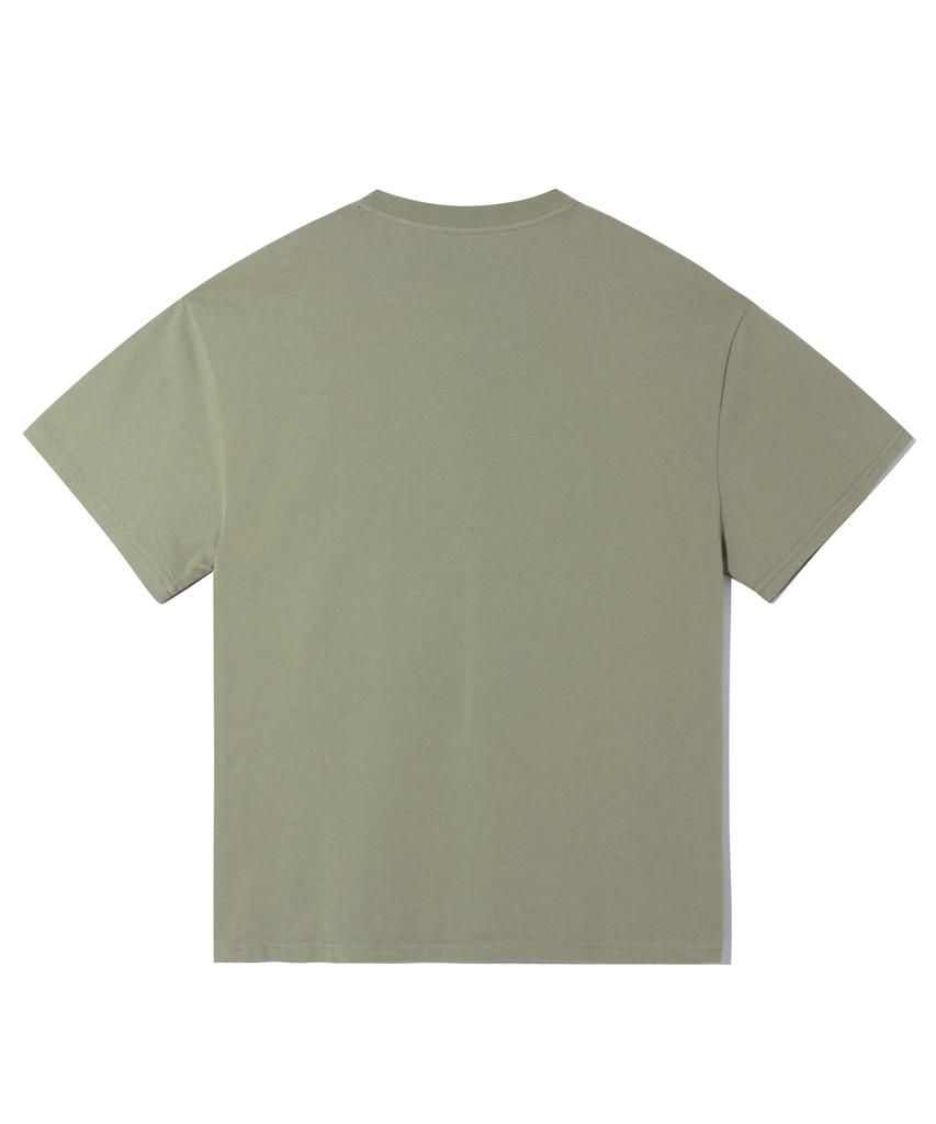 TRILLION Skateboard Pigment Graphic Short Sleeve T-Shirt (Light Khaki)