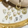 Elegant Retro Pearl Metal Ear Clips – No Piercing Needed