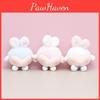 Blue Cute White Pink Rabbit Butt Plush Keychain For Children Gift Collecting And