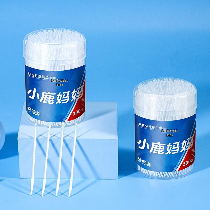 Fawnum Double-Headed Plastic Toothpick Brushes