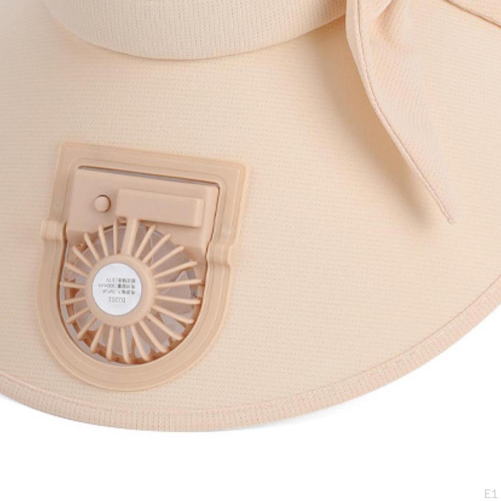 Adjustable Fan Visor for Men And Women in Outdoor Settings