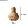Handmade Wooden Vase Dried Flower Vase Flower Arrangement Container Desktop Decorative Vases Home Decor Ornament Crafts Gift