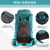 [Naturehike] Official Shop Backpack, Hiking Backpack, Large Capacity 45L, with Rain Cover, Waterproof, Lightweight, Breathable, Multifunctional,