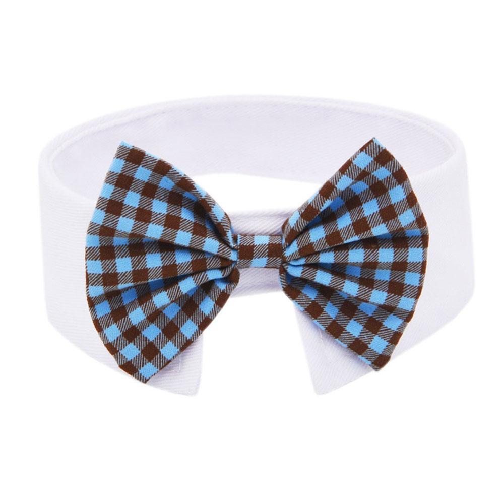 Adjustable Formal Pet Bowtie Collar Neck Tie Ideal for Cats Dogs Pet Tuxedo Wedding Costume Kitten Cat Bowtie Puppy Bowknot Collar High Quality L