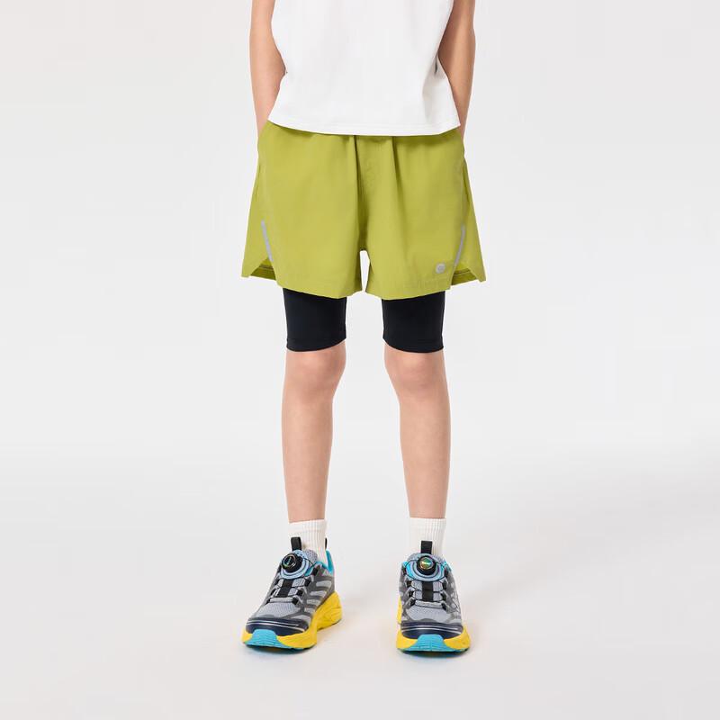 EBAER Kids' Summer Quick-Dry Faux Two-Piece Breathable Sports Shorts