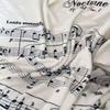 Piano Music Sheet Blanket Flannel Music Notes Throw Blankets for Teacher Adult Kids Music Lovers Gifts Decor for Home Bed Couch
