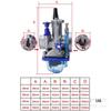 KEIHIN PWK Motorcycle Carburetor (24-34MM) with Blue Transparent Float Chamber