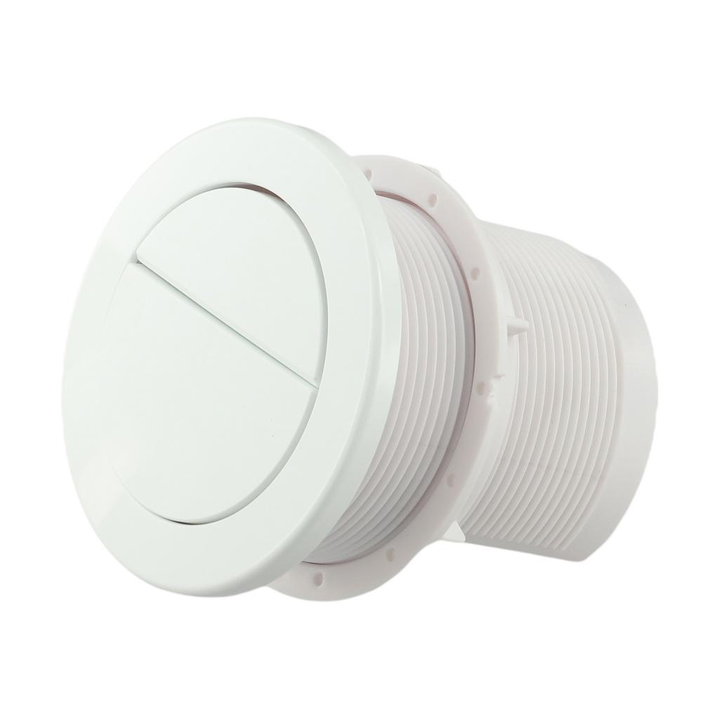 Twin Hose Toilet Push Button for Dual Flush Pneumatic Cisterns Sleek Design