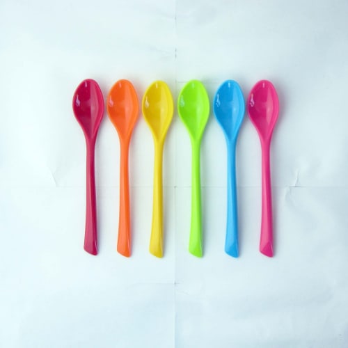 Nagao Tsubame-Sanjo Leaf Cutlery Spoons, Medium, Set of 6, Made in Japan