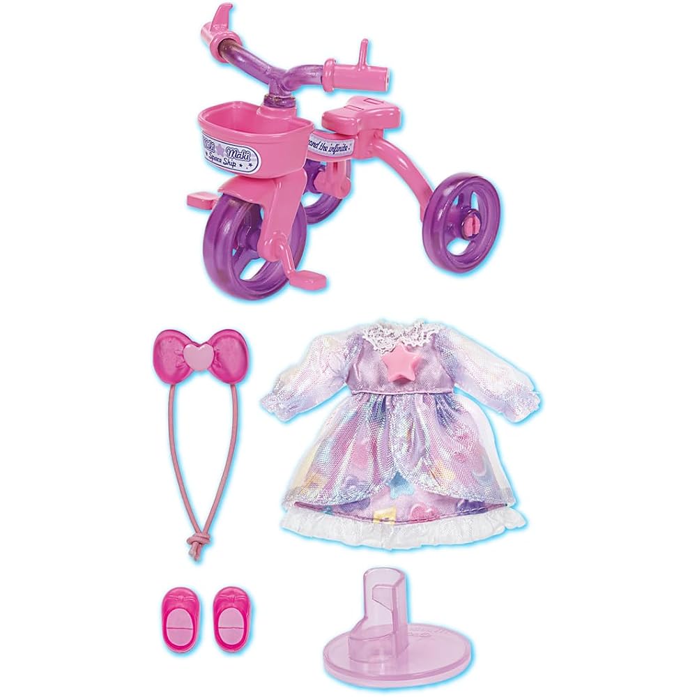 TAKARA TOMY (TAKARA TOMY) Licca-chan Dress LW-21 Miki-chan Gummy Dress & Sanrinsha Set, Dress Up,...