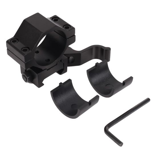 1 Set 25.4/30mm Scope Ring Adapter Aluminium Alloy Rail Flashlight Sights Quick Release Clamp Camping Supplies