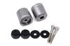 SSK Aluminum Bar End Type B HONDA Half Moon Type 1 Color: Matte Titanium
