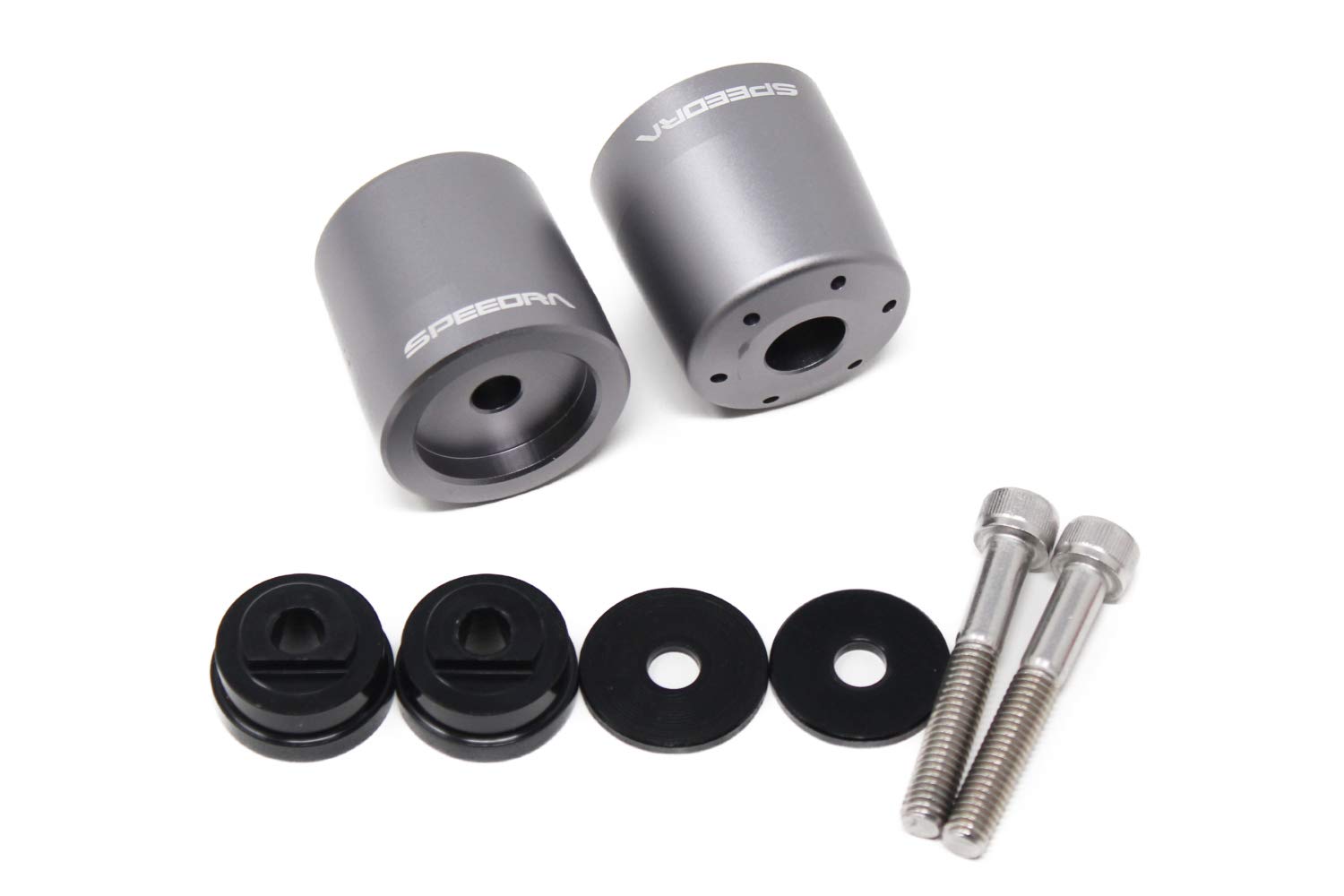 

SSK Алюминиевые торцевые грузики руля Тип B HONDA Тип полумесяца 1 цвет: Матовый титан