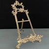 Elegant Frame Bracket Gold Display Storage Rack Plate Display Stand  Tabletop Decoration