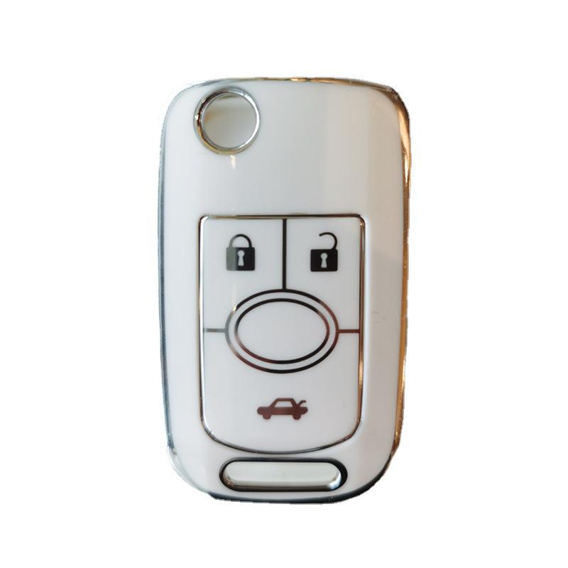 Buick Excelle Key Cover: Fits 08/09/11/13/15 Models - Remote Protective Shell Keychain for Men & Women