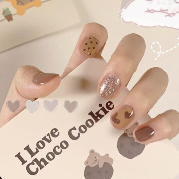 

Набор кончиков для дизайна ногтей с принтом Market Sensibility, 4 набора, № 23