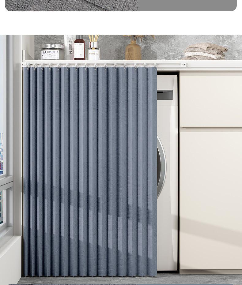 Waterproof Folding Washing Machine Cover with Heat Insulation and Dustproof Sunshade for Balcony.