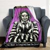 1 Stück Beetlejuice Decke Leichte Flanelldecke für Sofa, Bett, Reisen, Camping, Wohnzimmer, Büro, Couch, Stuhl und Bett