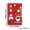 Joyful Christmas Santa Reindeer Gingerbread Stud Earring Set for Women Merry Holiday Rhinestone Earrings Festive  Accessories