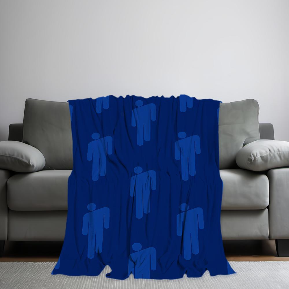 Singer B-Billie E-Eilish-ES Blanket Flannel Warm Comfort Soft Plush Blanket For Picnic Beds Sofas Homes And Bedrooms