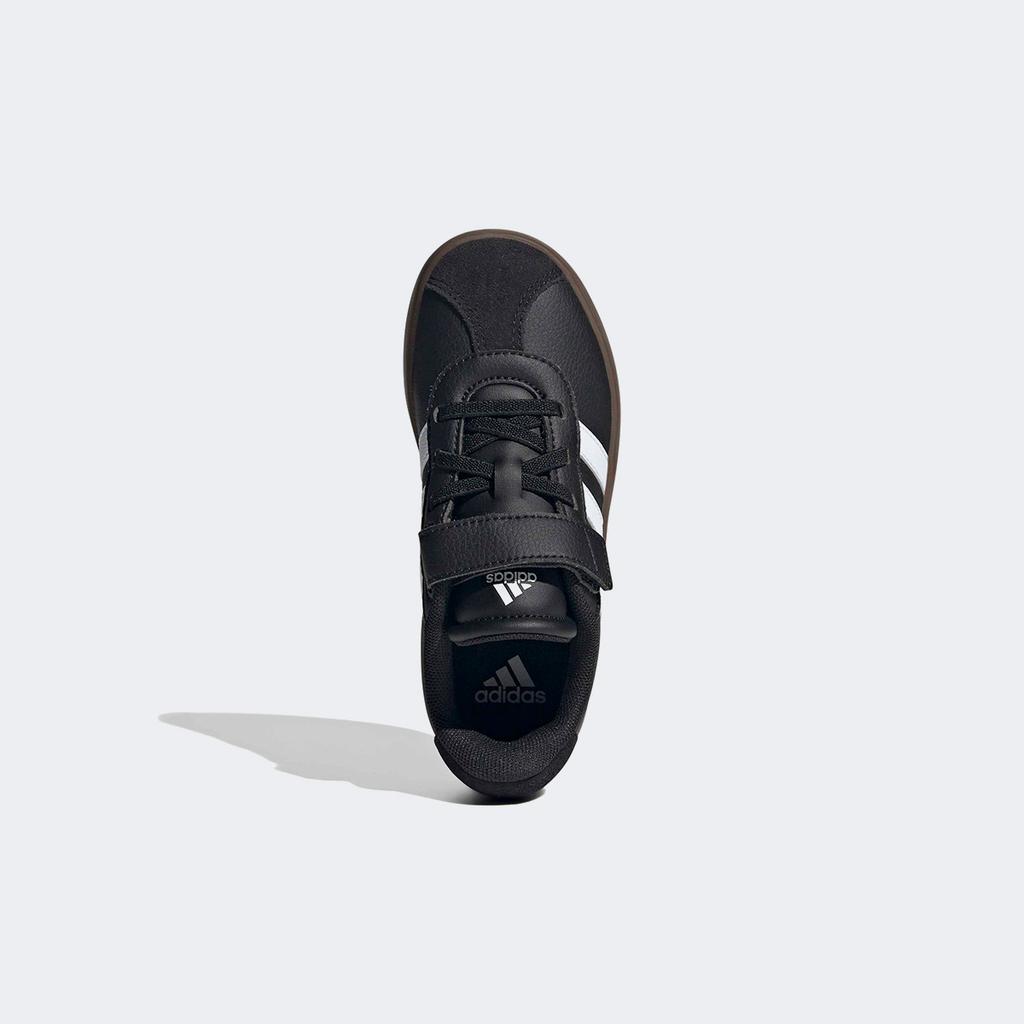 adidas VL Court 3.0 EL Children's Sneakers [ID9154-CBLACK/FTWWHT/CBLACK]