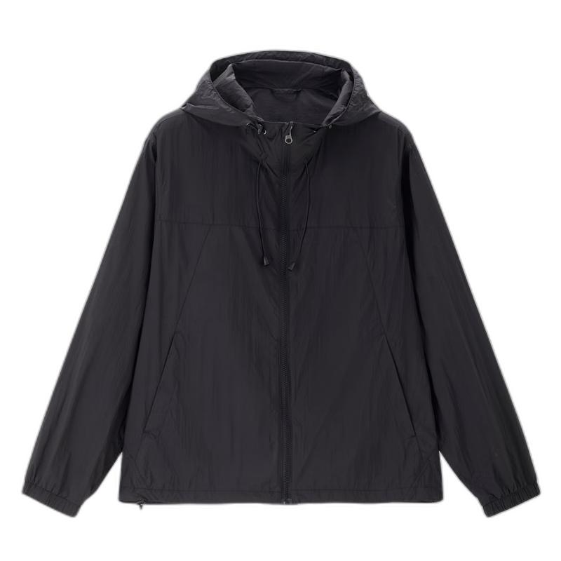 

Giordano Men s Drawstring Hooded Thin Windbreaker Jacket M