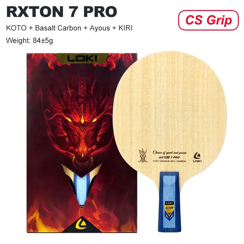 

Оригинальное основание для настольного тенниса Loki RXTON 3Pro/5Pro/9Pro (5Дерево+2Углерод)Ракетка для пинг-понга для быстрой атаки RXTON 7Pro CS