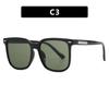 Women's Trendy Large Frame Korean Style Slimming Sunglasses for Sun Protection and Driving