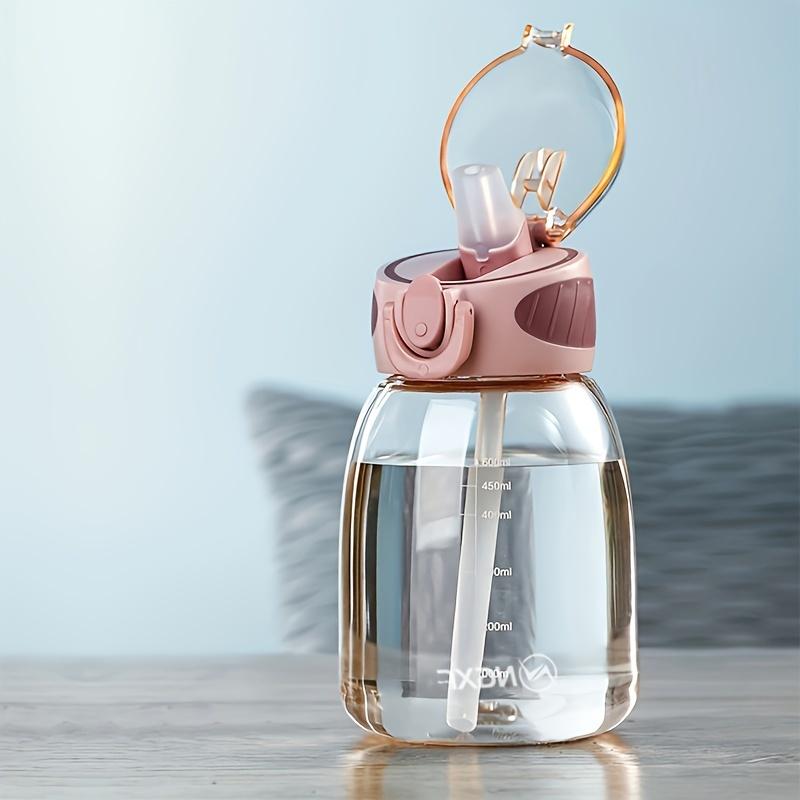 Leak Proof Portable Water Bottle Cute, Compact Design for Men Women, PVC Free Plastic, Ideal for Outdoor Activities Travel