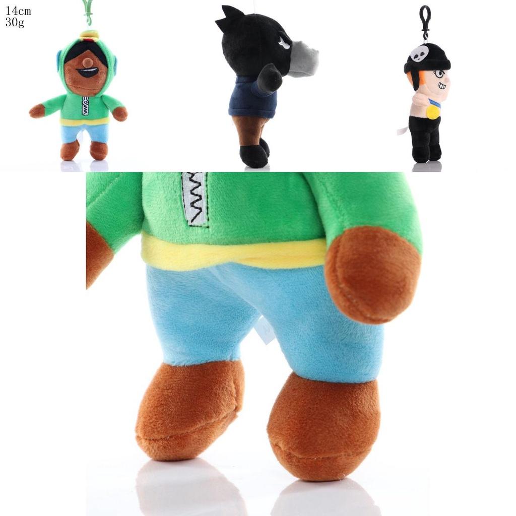 Brawl Stars Cactus Leon Nita Poco Spike Plush Toy Pendant Stylish Stuffed Doll Kids Gift