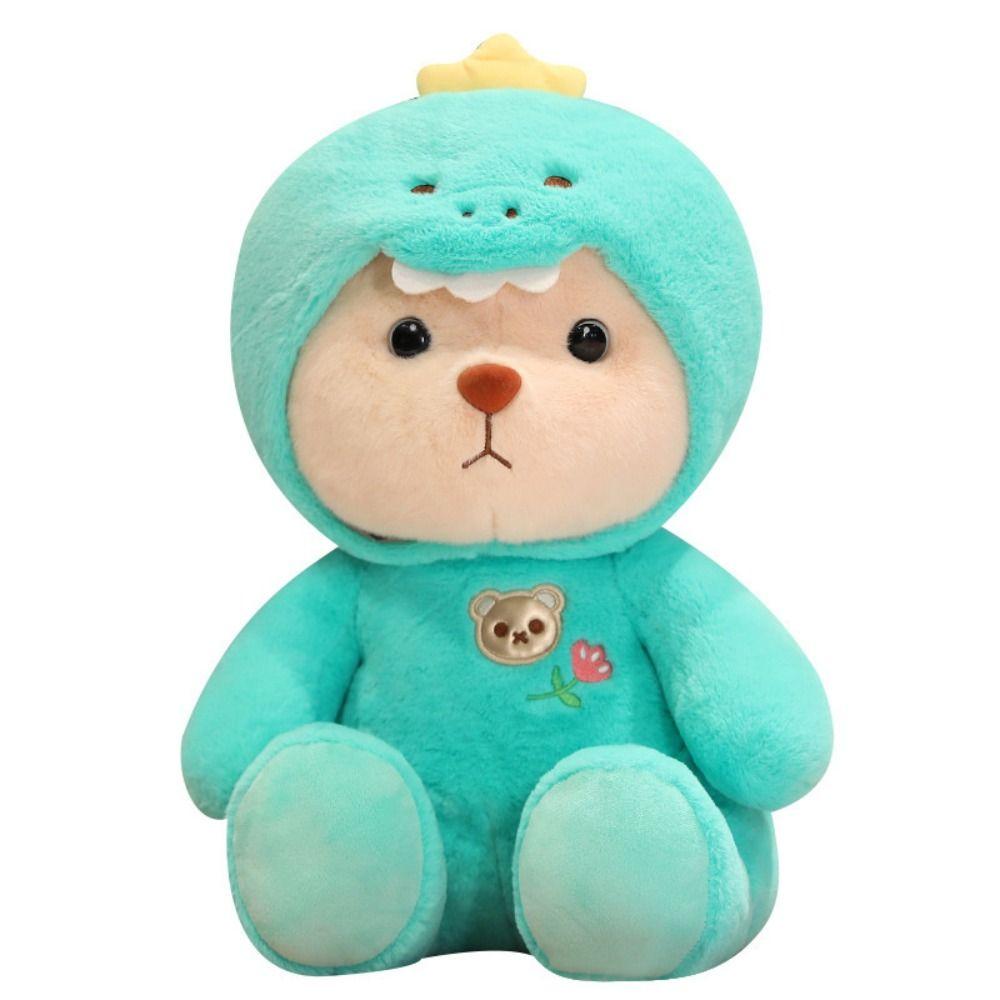 PP Cotton Dinosaur Bear Plush Toy Dressed Transformed Into Bear Doll  Home Decor