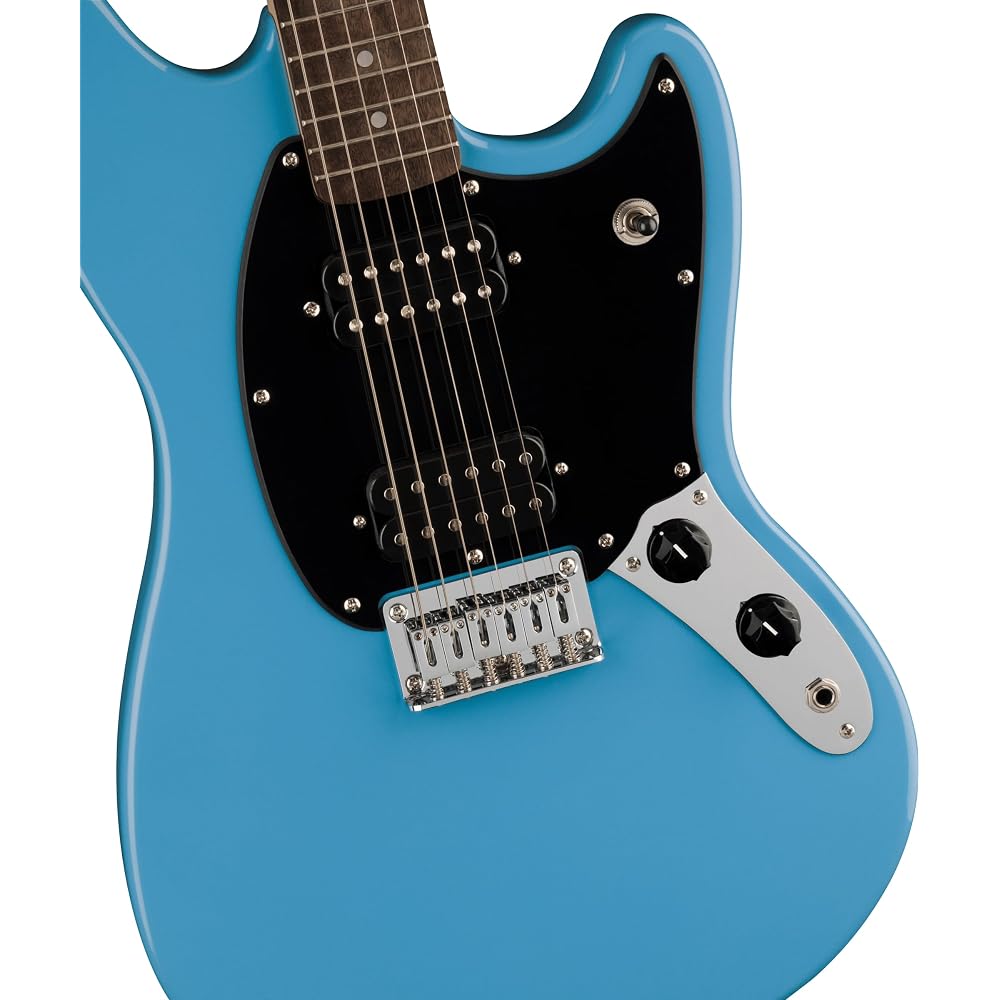 Squier by Fender Squier Electric Guitar Squier Sonic™ Mustang® HH, Laurel Fingerboard, Black Pick...