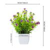 Flower Artificial Bonsai Home In Pot Indoor Outdoor