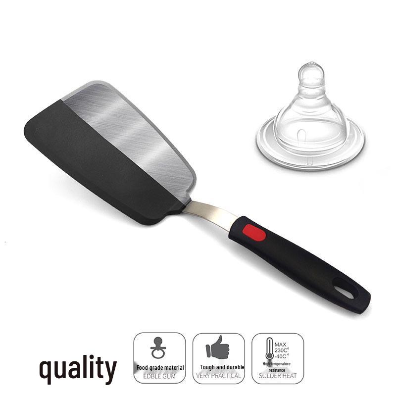 Silicone Non-stick Griddle Spatula: Anti-scalding, Heat-resistant Kitchen Tool for Pancakes & Tamagoyaki