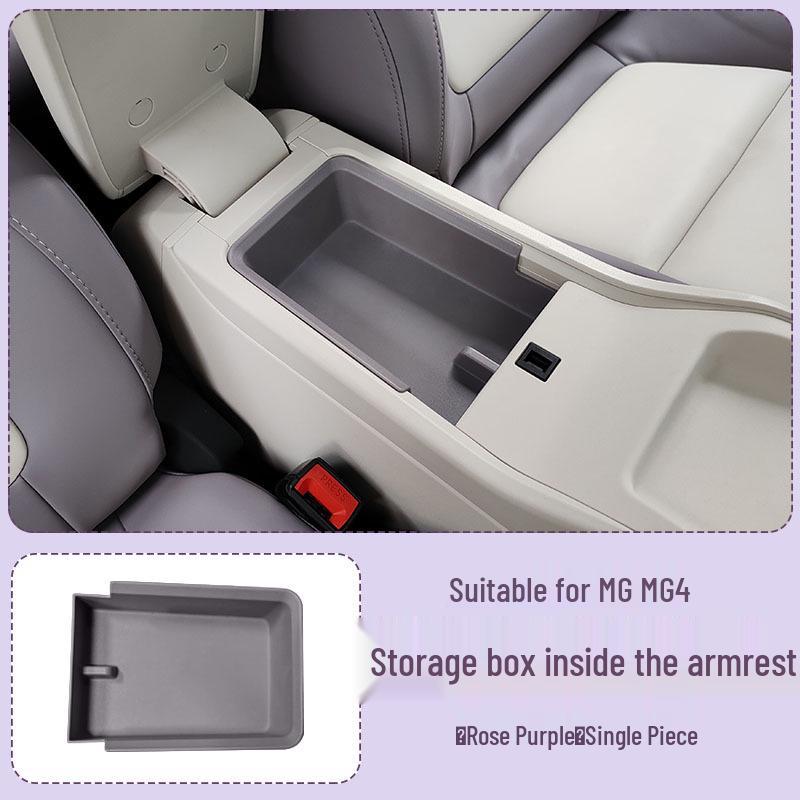 

MG MG4 Armrest Box Organizer: 26-Model Storage and Interior Accessory