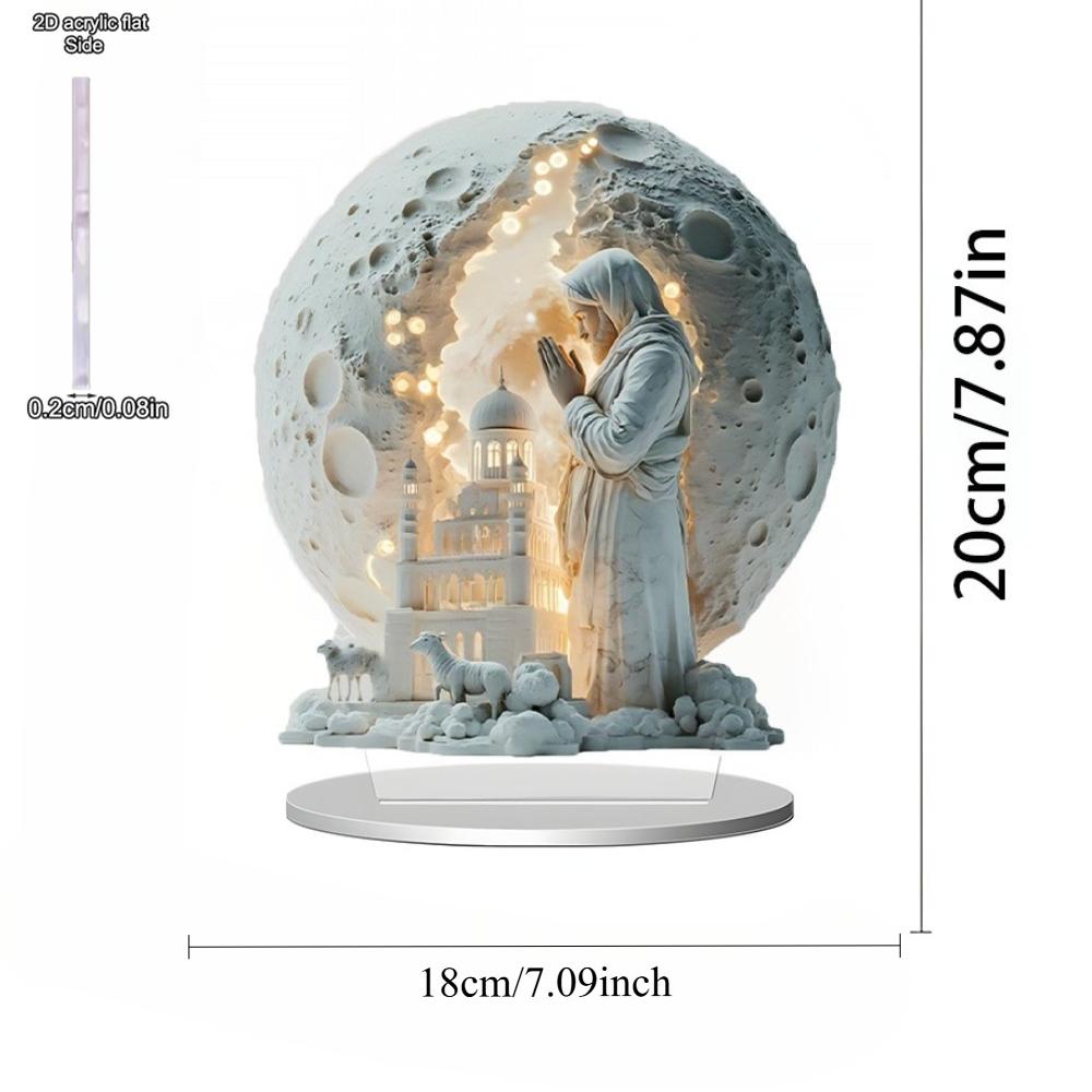 

2D Flat Acrylic Dragon Decoration, Indoor and Outdoor Decoration - No Battery/electricity Required, Free Day Decoration, Shop Decoration, Durable G