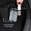 1PC Storage Net Pocket Home Kitchen Cabinet Door Adhesive Sundries Bag Trunk Elastic Pocket with Nylon Fastener Tape Car Organiz