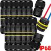 Power Cable Connectors Wire Connector Vertical Electrical Wiring Terminals Wire Repair Extend 2/3/4 Pin Diameter 5-9/9-12mm