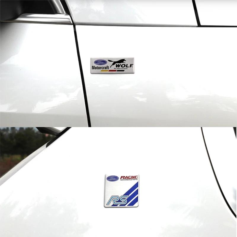 Νέο Αυτοκόλλητο Αυτοκινήτου 2026 Για Ford Αυτοκόλλητο Στυλ Ford 3D Αλουμινένιο Σήμα Ουράς Αυτοκόλλητο Σώματος Για Ford ST Line Focus Mustang Fiesta