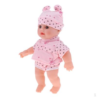 30 cm flexible sprechende Puppe Modell Kleidung Hut Kinder Lernspielzeug