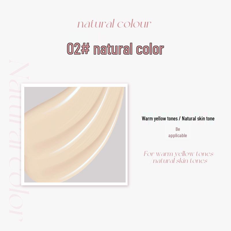 NOVO Milky Glow Cushion Foundation: Long-lasting, Oil Control, Hydrating, Lightweight, Waterproof, Sweat-proof, Non-transfer BB Cream Concealer.