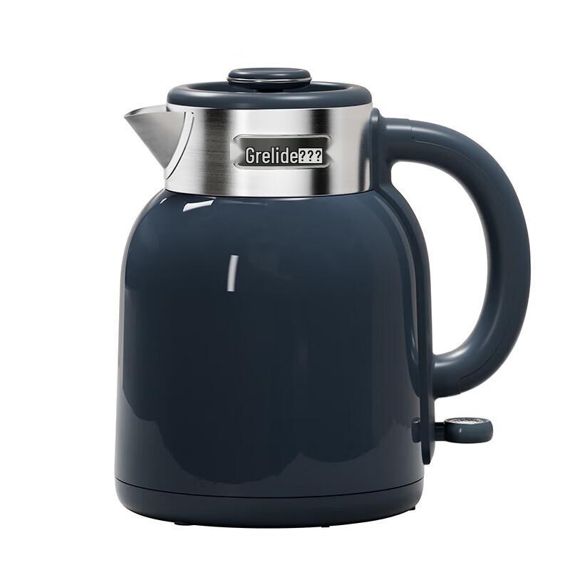 Grelide 1.5L 304 Stainless Steel Electric Kettle CN plug (adapter included)