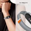 Atmungsaktives Nylonarmband für Xiaomi Mi Band 10 9 8 Armband Weiches Armband Correa für Mi Smartwatch Band 9 10 mit Metallverbinder