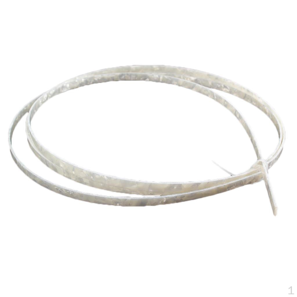 

1 Piece Celluloid Guitars Basses Ukulele Mandolin DIY Binding Purfling Strip for Guitar Maker