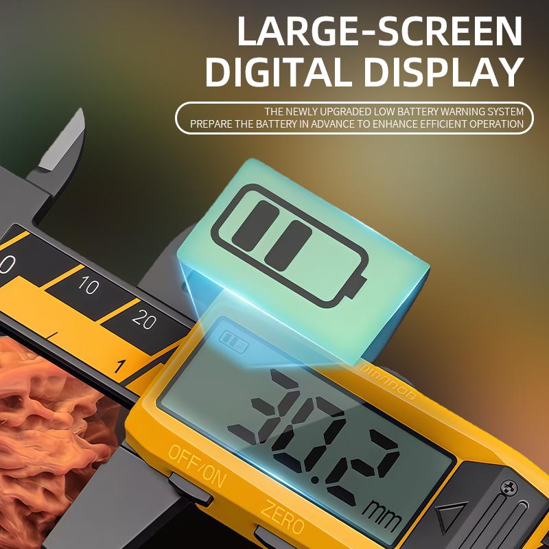 High Precision 0-150mm Digital Caliper LCD Display Vernier Measuring Tool ±0.01mm Accuracy DIY Tool